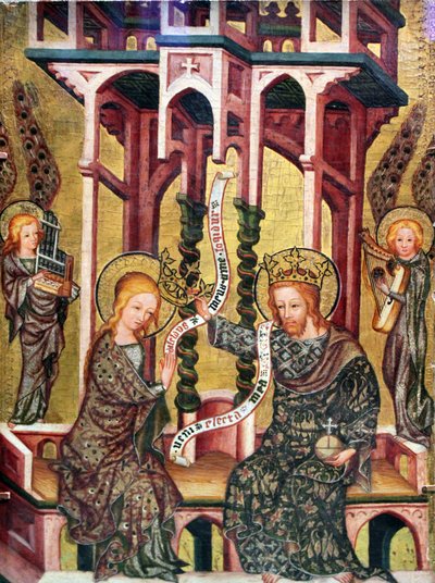 The Coronation of the Virgin by Unbekannt Unbekannt